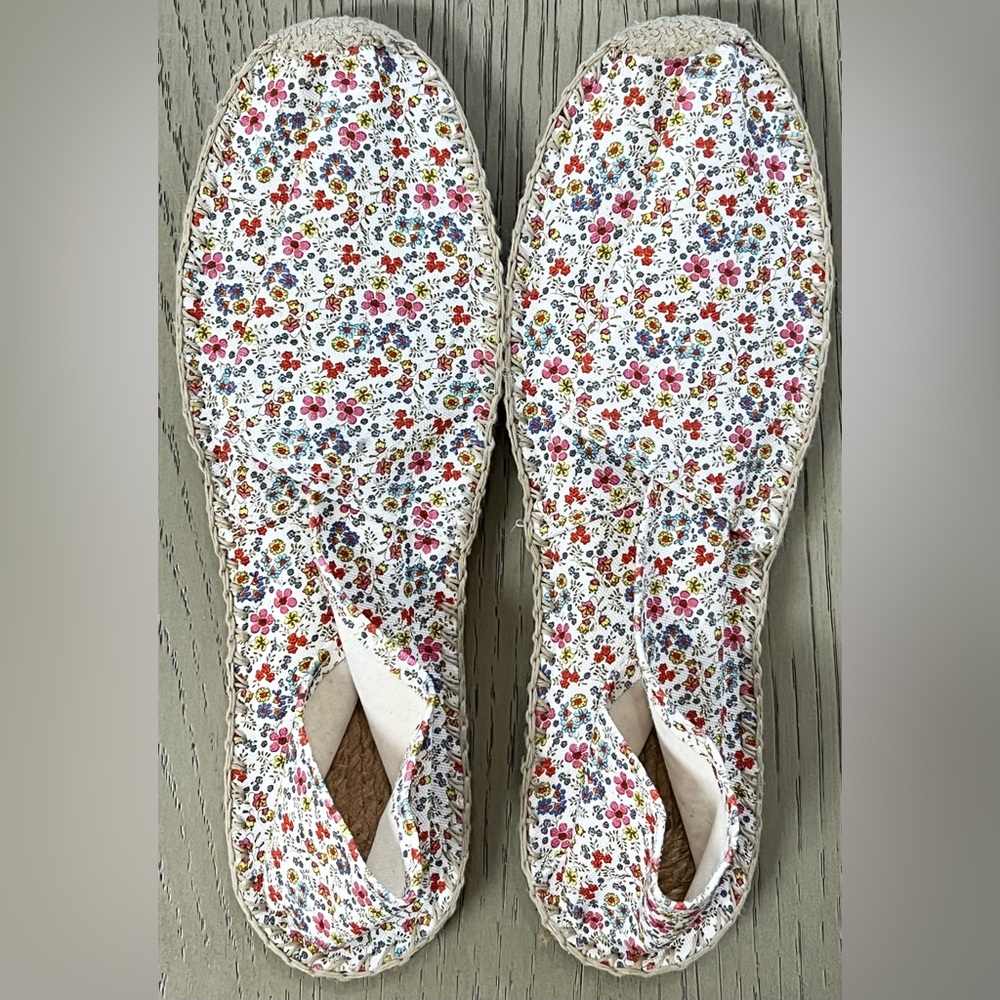 Floral Espadrille Flats